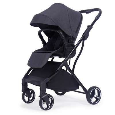 baby jogger city mini Single stroller carriage easy one hand fold large stroge basket khaki luxury stroller with cup holder